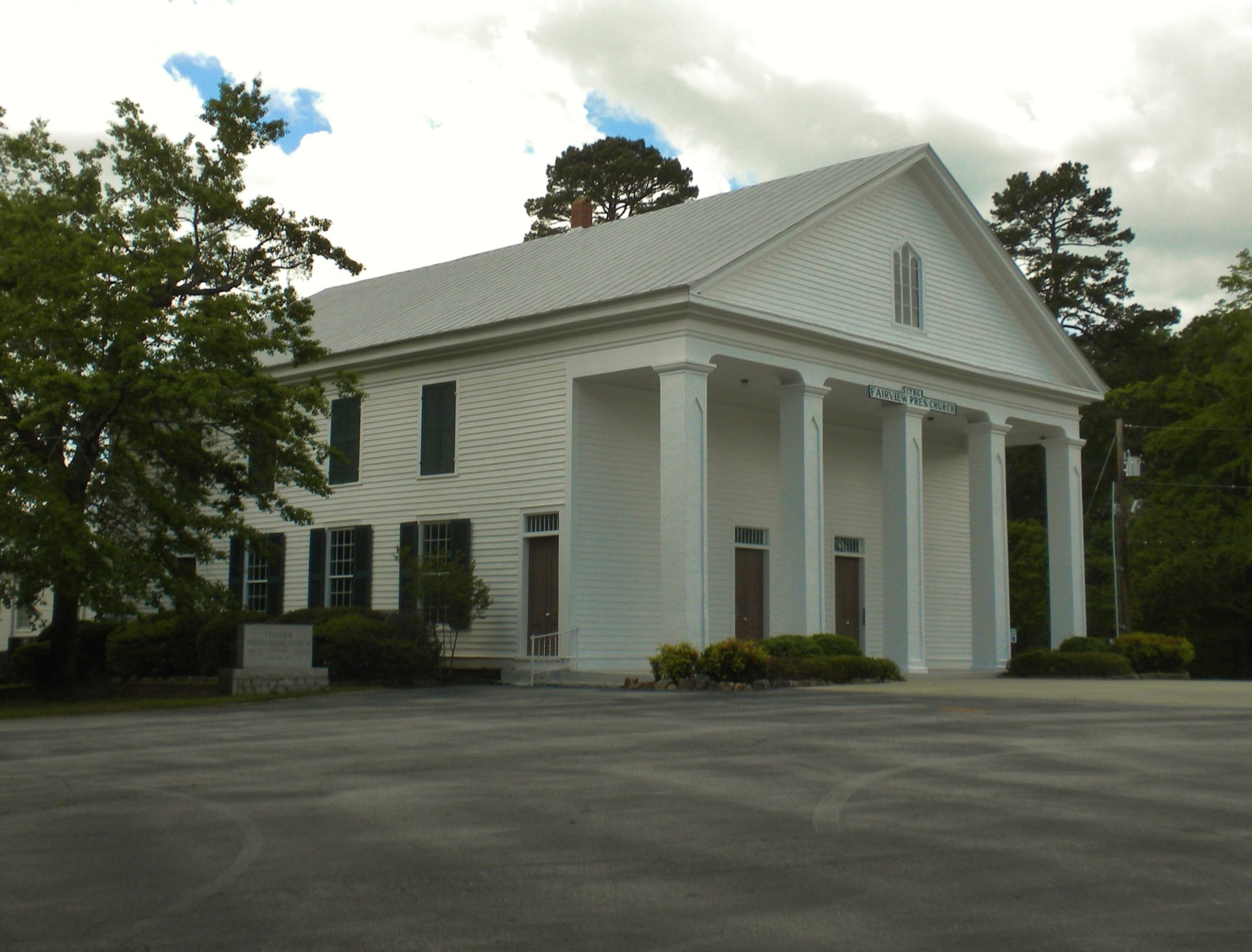 Fairview Presbyterian Church, South Carolina Presbyterians of the Past
